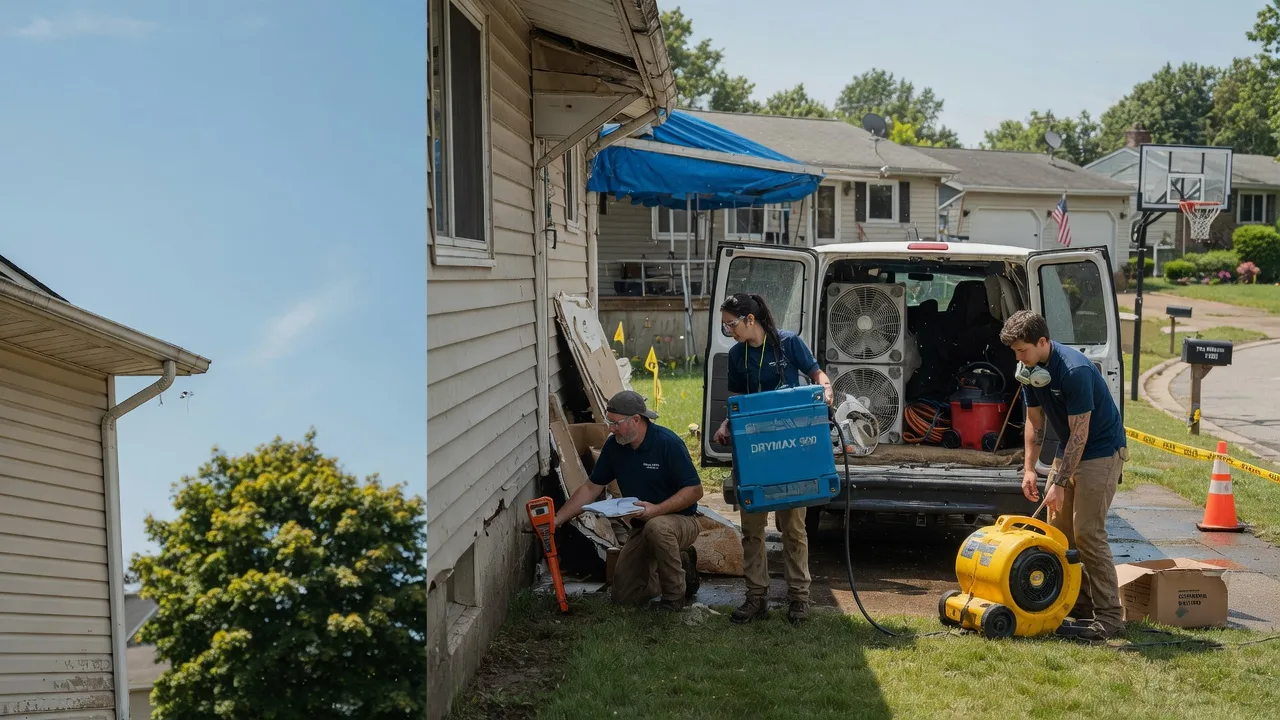 Ceiling Leak Cleanup in Ferrysburg, MI near me